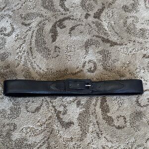 Black Leather Belt